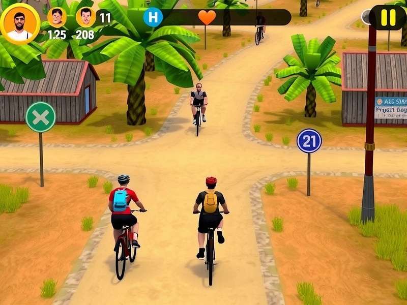 Orissa Odyssey Cyclists Game Screenshot